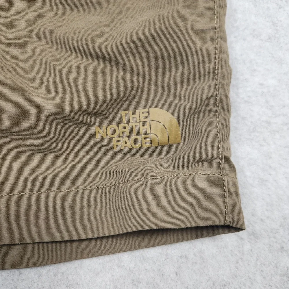 The North Face Shorts Mens 34 Green Belted Cargo Hiking Breathable Unlined